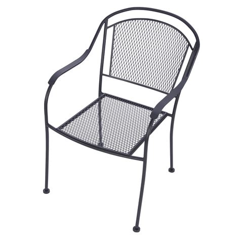 stackable patio chairs metal